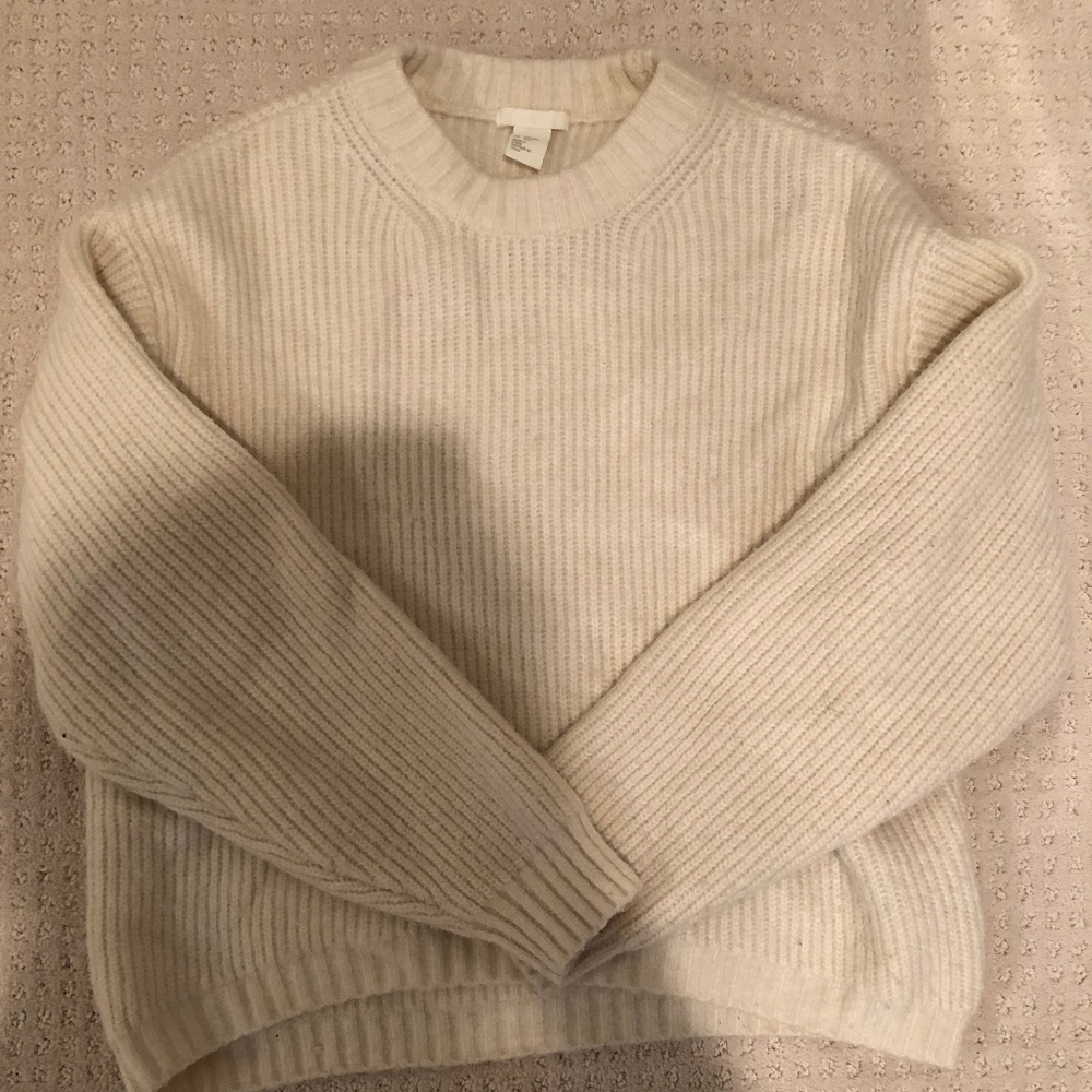 H&M Cream Knit Sweater